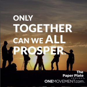 One Movement's image Only Together Can We All Prosper